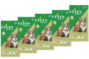 4 Τεμάχια Αντιπαρασιτικό κολάρο γάτας Green Shield