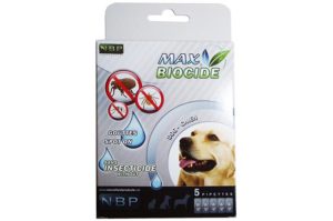 Αντιπαρασιτικές αμπούλες σκύλου Max Biocide geraniol 5τμχ
