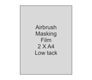 Airbrush Masking Film Pack Low Tack (2xA4)