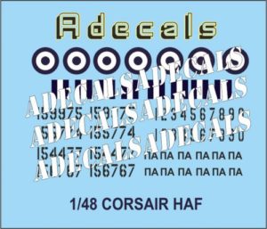 ADECALS 1/48 CORSAIR HAF