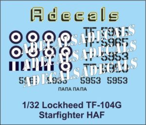 ADECALS 1/32 Lockheed TF-104G Starfighter