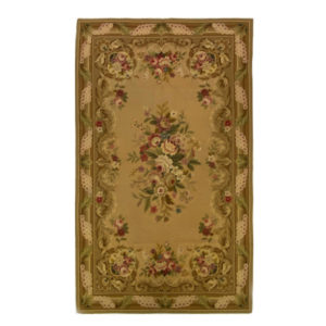 Aubusson 103 Tapestry-Carpet Handmade Wool 090X146