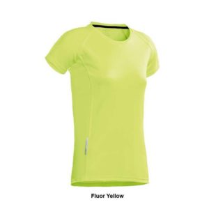 Santino Running T-shirt Ladies Fluor Yellow San-FY-L