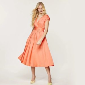 Access Fashion Πορτοκαλί φορεμα (S2-3534-356)