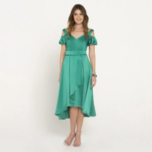 La Soie Πράσινο φορεμα (6115/22A)