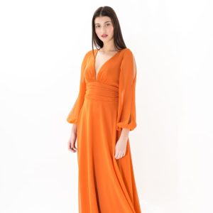 Giorgio Ajutanti Πορτοκαλί φορεμα (Κ21-9134)