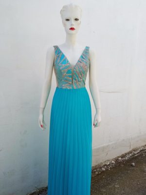 Giorgio Ajutanti Σιέλ φορεμα αμπιγιε (K19-9069)