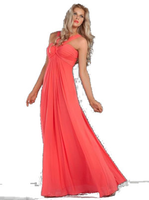 Dragoste Coral φορεμα maxi (32116)
