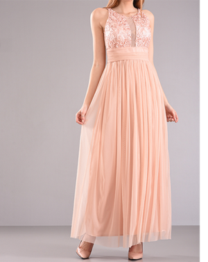 Angelo Psarros Ροζ φορεμα αμπιγιε (40-8226-01)