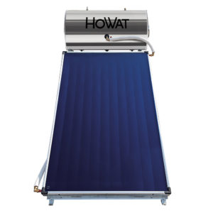 Howat Ηλιακός Θερμοσίφωνας 160lt/2.3m² Inox Τριπλής Ενέργειας με Επιλεκτικό Συλλέκτη + Δώρο Γάντια Εργασίας (Έως 6 Άτοκες ή 60 Δόσεις)