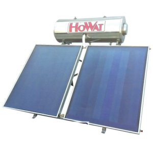 Howat Ηλιακός Θερμοσίφωνας 200lt/3m² Glass Διπλής Ενέργειας με Επιλεκτικό Συλλέκτη + Δώρο Γάντια Εργασίας (Έως 6 Άτοκες ή 60 Δόσεις)