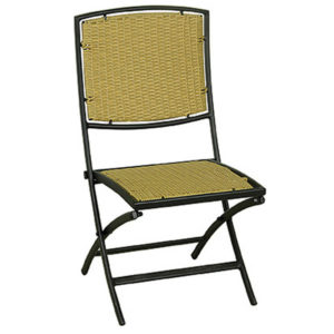 Πτυσσόμενη Καρέκλα Με Rattan Και Σκελετό Αλουμινίου + Δώρο Γάντια Εργασίας(Εως 6 Άτοκες ή 60 Δόσεις)