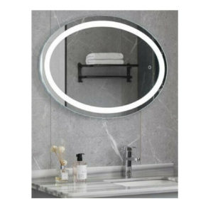 Καθρέπτης Μπάνιου Gloria Oval Led + Δώρο Γάντια Εργασίας(Εως 6 Άτοκες ή 60 Δόσεις)