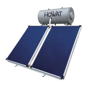Howat Max Ηλιακός Θερμοσίφωνας 200lt/3m² Inox Διπλής Ενέργειας με Επιλεκτικό Συλλέκτη + Δώρο Γάντια Εργασίας (Έως 6 Άτοκες ή 60 Δόσεις)