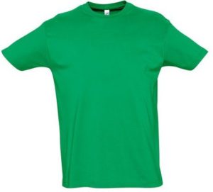 Sol s Imperial 11500 Ανδρικό t-shirt Jersey 190gr 100% βαμβάκι KELLY GREEN-272