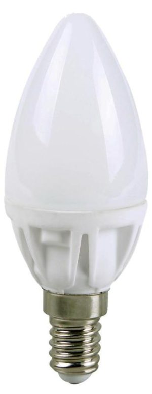 Λαμπτήρας LED Κερί 230V E14 3W Θερμό Λευκό 240LM Ecosavers Λάμπα Warm White