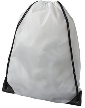 Spin - 00270 Τσάντα ώμου με κορδόνια Σακίδιο πουγγί 34x45cm About Basics WHITE