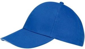 Sol s Buffalo 88100 Εξάφυλλο καπέλο τζόκεϊ 100% χοντρό βαμβάκι χνουδιασμένο 260gr ROYAL/WHITE-913