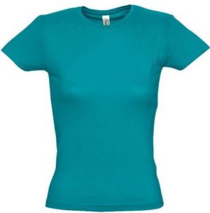 Sol s Miss 11386 Γυναικείο t-shirt Jersey 150 100% βαμβάκι 24 χρώματα DUCK BLUE 235