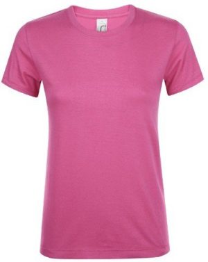 Sol s Regent Women 01825 Γυναικείο t-shirt 100% Ringspun βαμβάκι σεμί-πενιέ ORCHID PINK-136