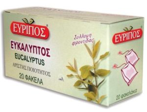 Ευκάλυπτος 20 Φάκελα Φυσικό Χαλαρωτικό Ελληνικό Τσάι Άριστης Ποιότητος