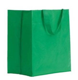 UBΑG TUCSON Τσάντα αγοράς PP woven με πλαστικοποιήση 30 x 35 x 20εκ. Χερούλια: 43 x 3εκ. Χωρητικότητα: 21L BRIGHT GREEN-276