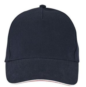 Sol s Longchamp 02116 Unisex τρίχρωμο καπέλο Twill 100% βαμβάκι 260γρ FRENCH NAVY-319