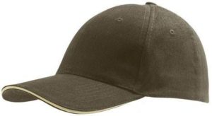 Sol s Buffalo 88100 Εξάφυλλο καπέλο τζόκεϊ 100% χοντρό βαμβάκι χνουδιασμένο 260gr ARMY/BEIGE-915