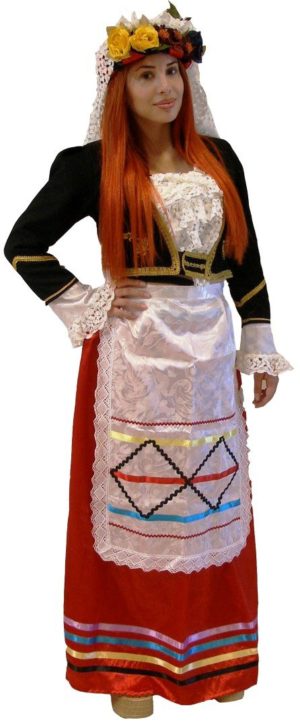 Παραδοσιακή Φορεσιά Κερκυραία Παιδική MARK748 Κέρκυρα 2 Σειρές Κολιέ