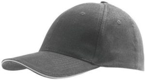 Sol s Buffalo 88100 Εξάφυλλο καπέλο τζόκεϊ 100% χοντρό βαμβάκι χνουδιασμένο 260gr DARK GREY/LIGHT GREY-911