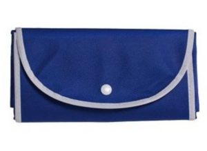 U-BAG DETROIT Τσάντα αγοράς με χρωματική αντίθεση στο χερούλι / Non woven 39,5 x 46εκ. Χερούλια: 26 x 2,5εκ. Χωρητικότητα 12L ROYAL BLUE