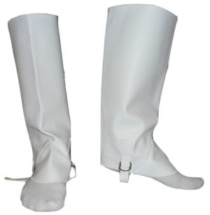 Λευκές Γκέτες Μπότες Κρητικού κλπ Ενηλίκων Αξεσουάρ Παραδοσιακής Στολής MARK948 WHITE