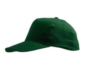 Sol s Sunny 88110 βαμβακερό 180gr Πεντάφυλλο καπέλο τζόκεϊ BOTTLE GREEN-264