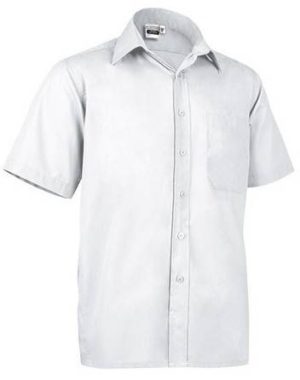 SSL Oporto Ανδρικό κοντομάνικο πουκάμισο Ποπλίνα 65% Πολυέστερ - 35% Βαμβάκι 120gsm WHITE