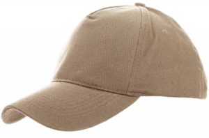 CORE 00837 Πεντάφυλλο καπέλο τζόκεϊ 100% Βουρτσισμένο βαμβάκι 250gr BEIGE