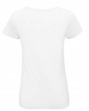 SOL S MARTIN WOMEN 02856 Γυναικείο T-shirt Jersey 155g/m 100% Βαμβάκι Ringspun πενιέ WHITE-102