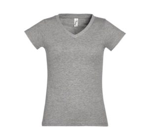Sol s Moon 11388 Γυναικείο t-shirt Jersey 150 γρ. - 100% βαμβάκι Ringspun σεμί-πενιέ GREY MELANGE