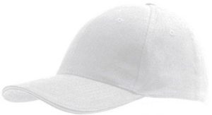 Sol s Buffalo 88100 Εξάφυλλο καπέλο τζόκεϊ 100% χοντρό βαμβάκι χνουδιασμένο 260gr WHITE-102