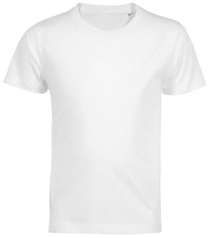 Sol s Martin Kids - 03102 Παιδικό T-shirt με κοντά μανίκια Jersey 155grs - 100% Βαμβάκι Ringspun πενιέ WHITE-102