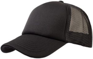 Blind 00839 Καπέλο με δίχτυ τύπου trucker 100% πολυέστερ με σφουγγάρι στο γείσο και στο μέτωπο BLACK/BLACK
