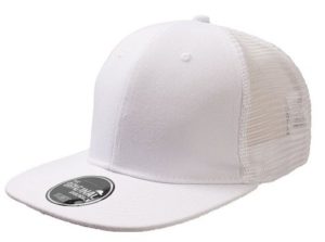 Atlantis 846 Snap Mesh εξάφυλλο καπέλο τζόκεϋ 100% Πολυεστέρας WHITE/WHITE