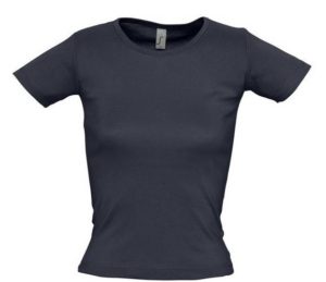 SOL S LADY R 11830 Γυναικείο T-shirt 100% Βαμβάκι Ringspun σεμί πενιέ NAVY-318