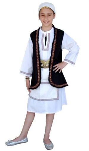 Παραδοσιακή Φορεσιά Σουλιώτισσα μεγέθη 2-12 ετών MARK633 1 Σειρά Κολιέ Με Πόρπη