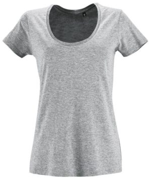 Sol s Metropolitan 02079 Γυναικείο t-shirt Jersey 150 100% βαμβάκι GREY MELANGE-350