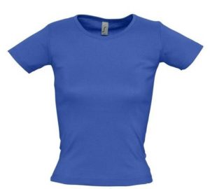 SOL S LADY R 11830 Γυναικείο T-shirt 100% Βαμβάκι Ringspun σεμί πενιέ ROYAL BLUE-241
