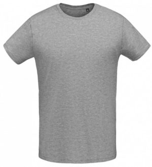 SOL S MARTIN MEN 02855 Ανδρικό T-shirt Jersey 155g/m 100% Βαμβάκι Ringspun πενιέ GREY MELANGE-350
