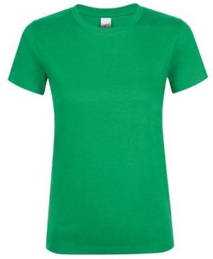 Sol s Regent Women 01825 Γυναικείο t-shirt 100% Ringspun βαμβάκι σεμί-πενιέ KELLY GREEN-272