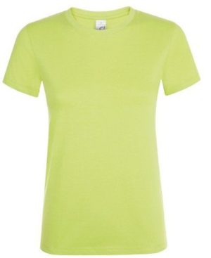 Sol s Regent Women 01825 Γυναικείο t-shirt 100% Ringspun βαμβάκι σεμί-πενιέ APPLE GREEN-280