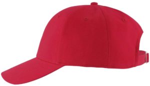 Sol s Blaze - 03093 Εξάφυλλο καπέλο τζόκεϊ 100% βαμβάκι μη λαναρισμένο 285g RED-145