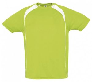 Sol s Match 11422 Ανδρικό T-shirt 100% Διαπνέον Interlock πολυέστερ 140gr APPLE GREEN-280